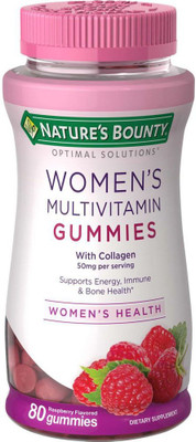 

Nature's Bounty Women Multivitamin Gummies Raspberry Flavored 80 Gummies(80 No)