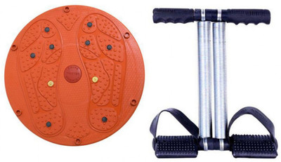 bhawni High Quality Tummy Trimmer and Tummy Twister Ab Exerciser(Orange)