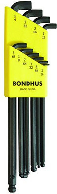 BONDHUS 16538 Allen Key Set