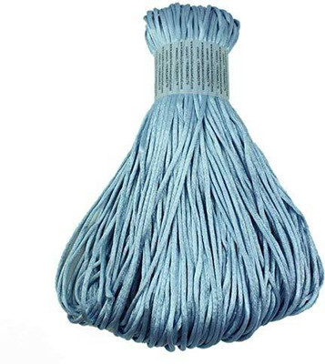 

Embroiderymaterial Baby Blue Satin Cord/Malai Dori/Doodi Dori for Craft & Jewellery Making Purpose (100 Meter)