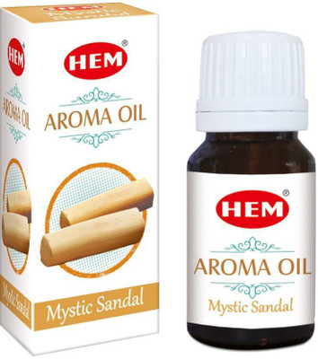 

HEM Mystic Sandal Aroma Oil (2.8 cm x 2.8 cm x 6.5 cm, White)(10 ml)