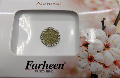 

Farheen FRN NATURAL BINDI 9 FORHEAD Green Bindis(INDIAN FANCY BINDI)