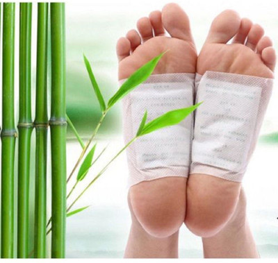 

Boldnyoung foot pads cleansing natural adhesive kit pack cleaning remover toxins unwanted acupressure set bamboo boxes patches(100 g)