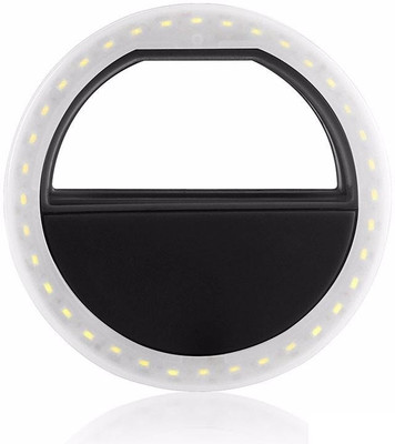 

FKU Selfie Ring Light, HuntGold New Battery Powered 3 level Brightness Adjustment Clips On Fill LED Circle Light for 1 lx Camera LED Light(Batteries Included)