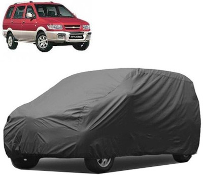 A+ RAIN PROOF Car Cover For Chevrolet Tavera (Without Mirror Pockets)(Grey)