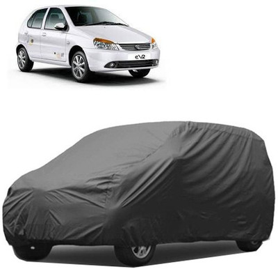 A+ RAIN PROOF Car Cover For Tata Indica eV2 (Without Mirror Pockets)(Grey)