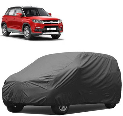 A+ RAIN PROOF Car Cover For Maruti Suzuki Vitara Brezza (Without Mirror Pockets)(Grey)