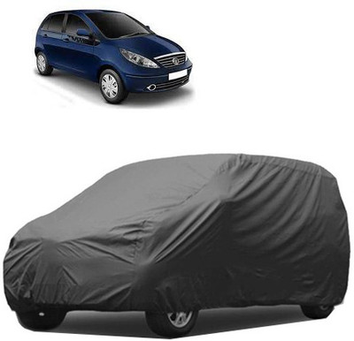 A+ RAIN PROOF Car Cover For Tata Indica Vista (Without Mirror Pockets)(Grey)