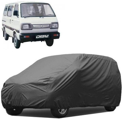 A+ RAIN PROOF Car Cover For Maruti Suzuki Omni (Without Mirror Pockets)(Grey)