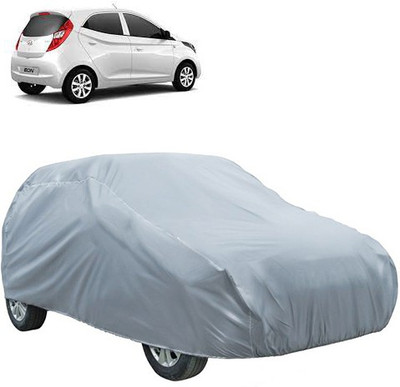 QualityBeast Car Cover For Hyundai Eon (Without Mirror Pockets)(Silver)