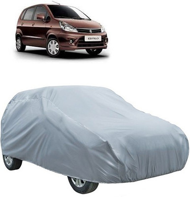 Kuchipudi Car Cover For Maruti Suzuki Zen Estilo (Without Mirror Pockets)(Silver)