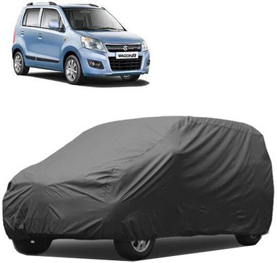 A+ RAIN PROOF Car Cover For Maruti Suzuki Wagon R 1.0 (Without Mirror Pockets)(Grey)