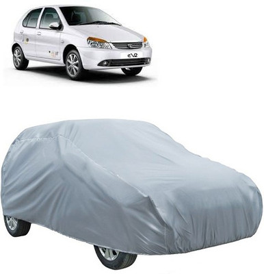 QualityBeast Car Cover For Tata Indica eV2 (Without Mirror Pockets)(Silver)