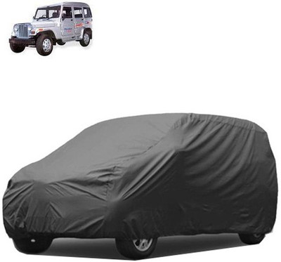 Kuchipudi Car Cover For Mahindra Marshal (Without Mirror Pockets)(Grey)