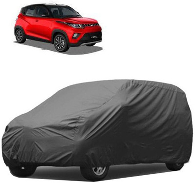 A+ RAIN PROOF Car Cover For Mahindra KUV100 (Without Mirror Pockets)(Grey)
