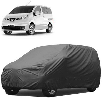 A+ RAIN PROOF Car Cover For Nissan Evalia (Without Mirror Pockets)(Grey)
