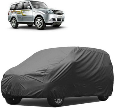 A+ RAIN PROOF Car Cover For Tata Sumo Grande (Without Mirror Pockets)(Grey)