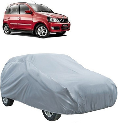 Kuchipudi Car Cover For Mahindra Quanto (Without Mirror Pockets)(Silver)