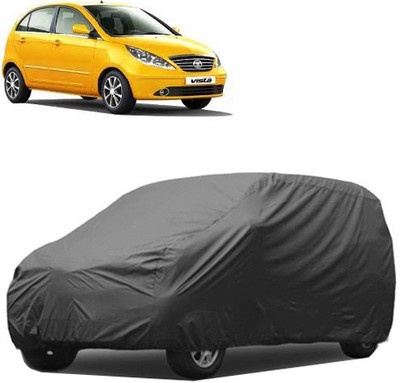 Kuchipudi Car Cover For Tata Vista Tech (Without Mirror Pockets)(Grey)