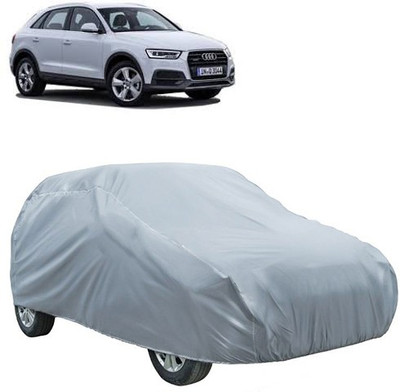 QualityBeast Car Cover For Audi Q3 (Without Mirror Pockets)(Silver)