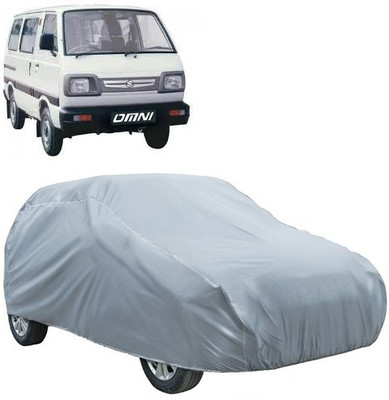 QualityBeast Car Cover For Maruti Suzuki Omni (Without Mirror Pockets)(Silver)