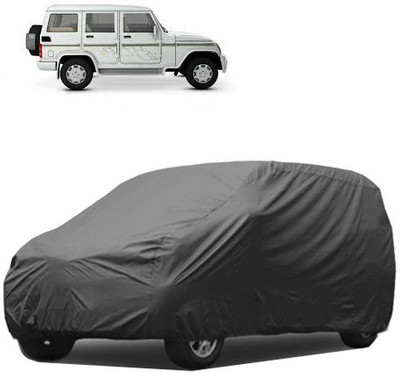 A+ RAIN PROOF Car Cover For Mahindra Bolero (Without Mirror Pockets)(Grey)