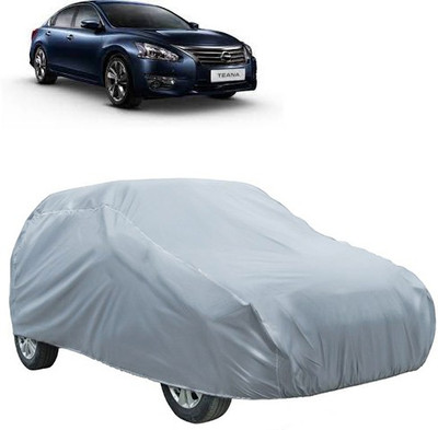 Kuchipudi Car Cover For Nissan Teana (Without Mirror Pockets)(Silver)