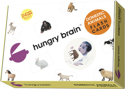 

hungry brain DOMESTIC ANIMALS -A fun way to learn Teach- 1yrs-6yrs(Purple)
