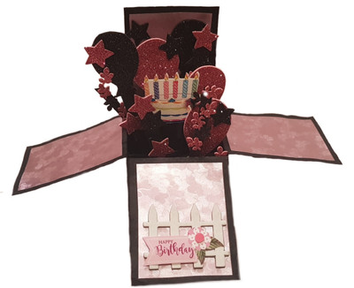 

General 3D Pop Up Card - Birthday Greeting Card(Multicolor, Pack of 1)
