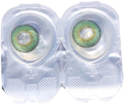 

teenager Teencon38 Yearly Contact Lens(0.00, Green, Pack of 1)