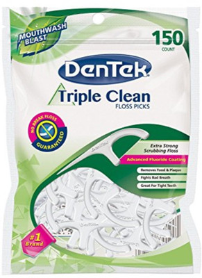 

DenTek Floss Pick (Triple Clean - 150ct)(Pack of 150)