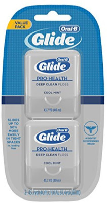 

Oral-B Pro-Health Deep Clean Cool Mint Flavor Floss Twin Pack 80 M(Pack of 80)