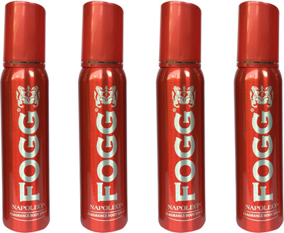 

Fogg NAPOLEON PACK OF 4 Body Spray - For Men & Women(480 ml, Pack of 4)