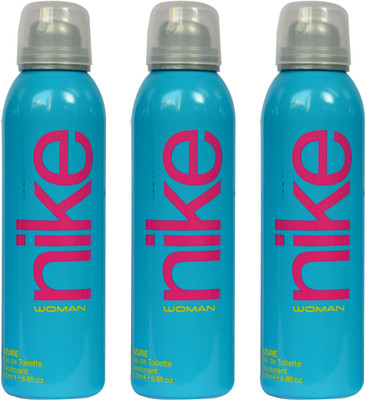 

Nike Azure (Pack of 3) Body Spray - For Women(600 ml, Pack of 3)