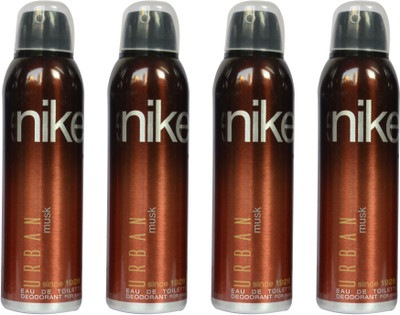 

Nike Urban Musk (Pack of 4) Body Spray - For Men(800 ml, Pack of 4)