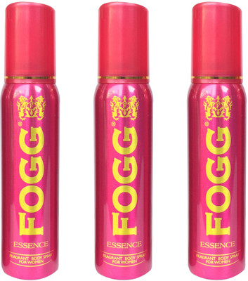 

Fogg ESSENCE PACK OF 3 Body Spray - For Men & Women(360 ml, Pack of 3)