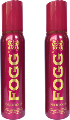 

Fogg DELICIOUS PACK OF 2 Body Spray - For Men & Women(240 ml, Pack of 2)
