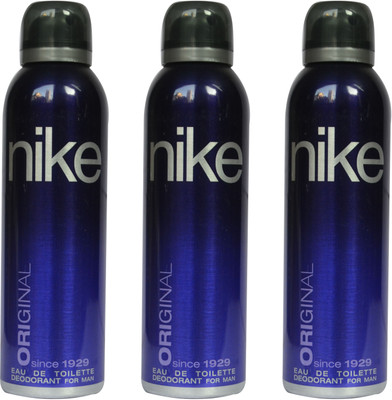 

Nike Original (Pack of 3) Body Spray - For Men(600 ml, Pack of 3)