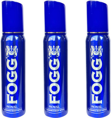 

Fogg ROYAL PACK OF 3 Body Spray - For Men & Women(360 ml, Pack of 3)
