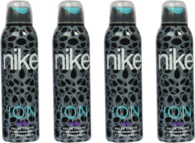 

Nike ION Grey (Pack of 4) Body Spray - For Men(800 ml, Pack of 4)