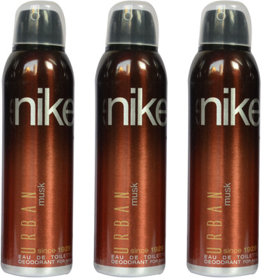 

Nike Urban Musk (Pack of 3) Body Spray - For Men(600 ml, Pack of 3)