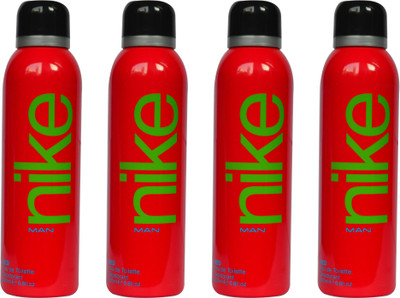 

Nike Red (Pack of 4) Body Spray - For Men(800 ml, Pack of 4)