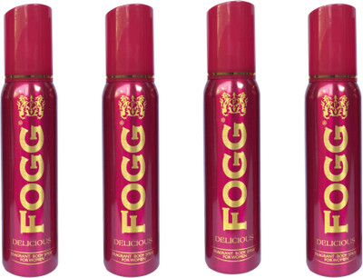 

Fogg DELICIOUS PACK OF 4 Body Spray - For Men & Women(480 ml, Pack of 4)