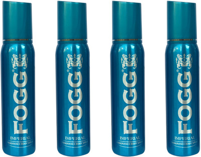 Fogg IMPERIAL PACK OF 4 Body Spray - For Men & Women(480 ml, Pack of 4)