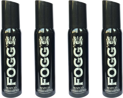 

Fogg MARCO PACK OF 4 Body Spray - For Men & Women(480 ml, Pack of 4)