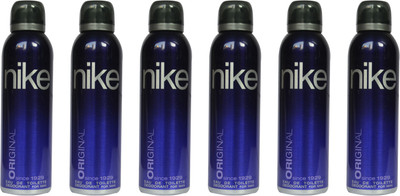 

Nike Original (Pack of 6) Body Spray - For Men(1200 ml, Pack of 6)
