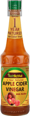 

NutrActive 100% Natural Apple Cider Vinegar | 1 Year Matured | Maintain pH balance | Weight Loss Vinegar(500 ml)