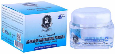 

Dr. James Skin Whitening Night Cream Skin Whitening Advanced Glutathione(30 g)
