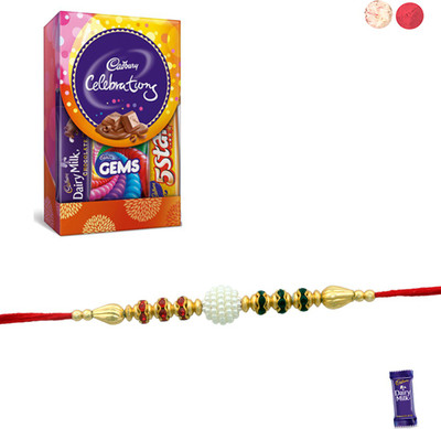 

Fit2Gift Rakhi With Chocolate for Rakshabandhan Combo(64.2 gms)