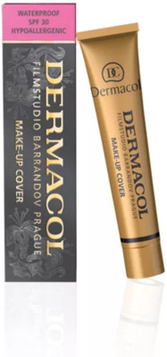 Dermacol 100% Original Cover 30g Primer Concealer Base Professional Make up Foundation(208)